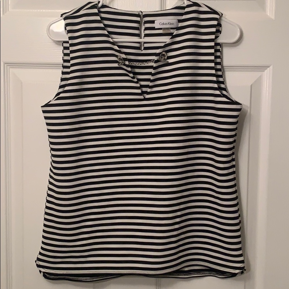 Black and white striped top (new without tags)